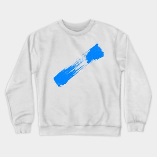 Stripe Blue - Brush Stroke Crewneck Sweatshirt